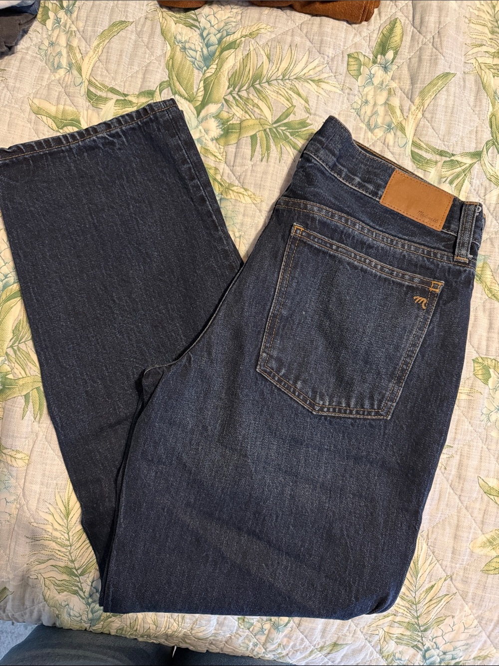Madewell 100% Cotton The Low-Rise Perfect Vintage Straight Jean